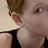 Lewe Teardrop pearl two-way earring