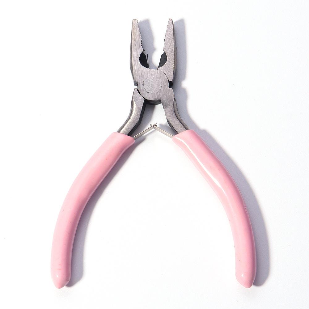 Multifunctional Mini Jewelry Pliers Stainless Steel Needle Nose Pliers Wire Cutter DIY Beading Tool for Crafts & Precision Repair