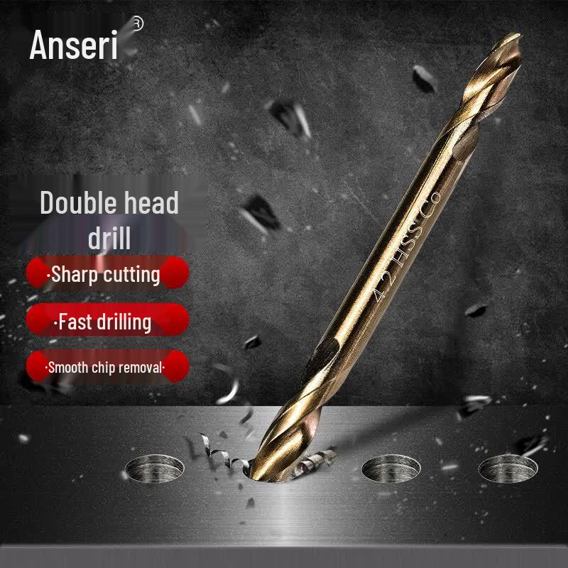 Anserui Double-Ended Cobalt Twist Drill Bit