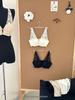 Sleek Lace Front-Closure Push-Up Bra Set for Small Busts - Wire-Free & Comfortable