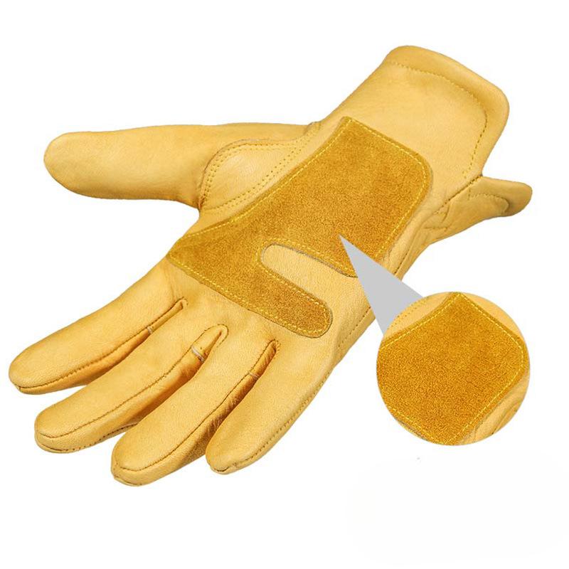 Retro Motorcycle Gloves Real Cowhide Non Slip Wear Resistant Men and Women Harley Motorcycle Gloves Full Finger Protection