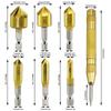 6pcs 90 Degree Countersink Drill Bit Set 5 Flute Chamfering Tool  Woodworking Drilling