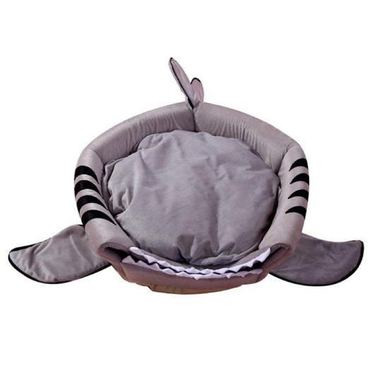 Bequeme Höhlenform Hundehütte Hai Form Katze Hund Haustier Weiches Nest