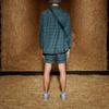 Adidas Originals X Ivy Park Printed Denim Shorts Unisex shorts Blue H61702