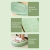 Folding Footbath with Lid Dual-State Switching One-Touch Foldable Design Foot Basin Ergonomic Anti-aging Pet Paw Care Tool