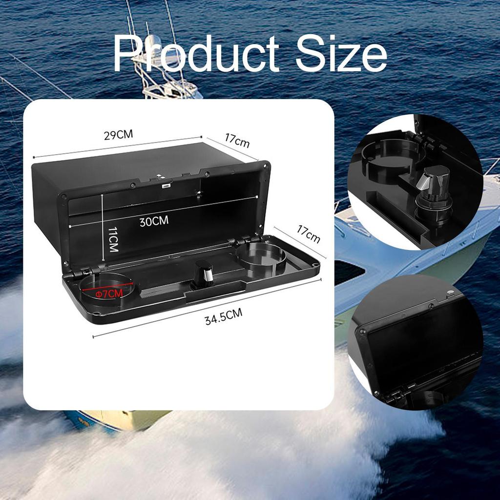 Boat Storage Box with Lock for Marine Applications, Glove Accessories