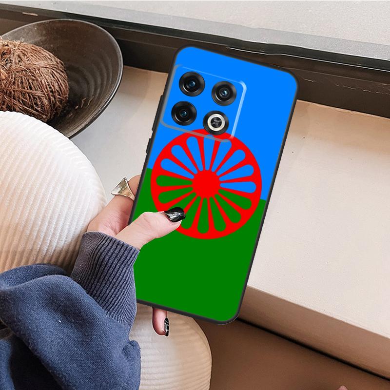Gypsy Romani Roma Flag Case For OnePlus 15 R 13 R 12R 10R 8T 10T 13T 12 11 10 Pro Nord 5 CE 4 3 2 Lite N20 N30 Cover