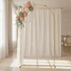 10 Sets Curved Arch Arch Frame Sturdy Metal Backdrop Arch Curved Arch Backdrop Stand Modern Look Event Decor for Ceremony