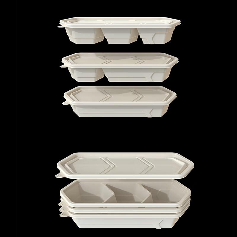 Eco-Friendly Corn Starch Divided Lunch Box