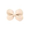 New Cute Leather Bow Duckbill Hair Clips - Simple, Fashionable Solid Color Hairpins for Bangs