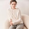 Autumn/Winter Women's Hooded Seamless Mountain Velvet Raglan Sweater Knitwear