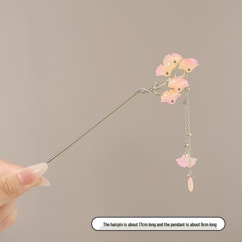 Vintage Chinese Style Hairpin for Updos - Elegant Retro Hair Stick with Tassel for Qipao