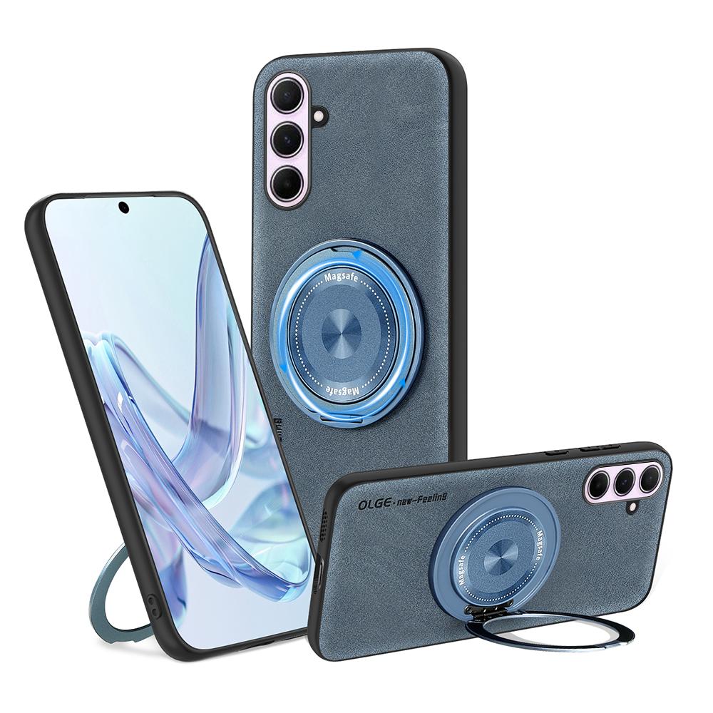 

For Samsung Galaxy A51 A52 A53 A54 A55 A56 Sheepskin Swivel Bracket Magnetic Soft Edge Anti Drop Anti Fingerprint Phone Case For Galaxy A56