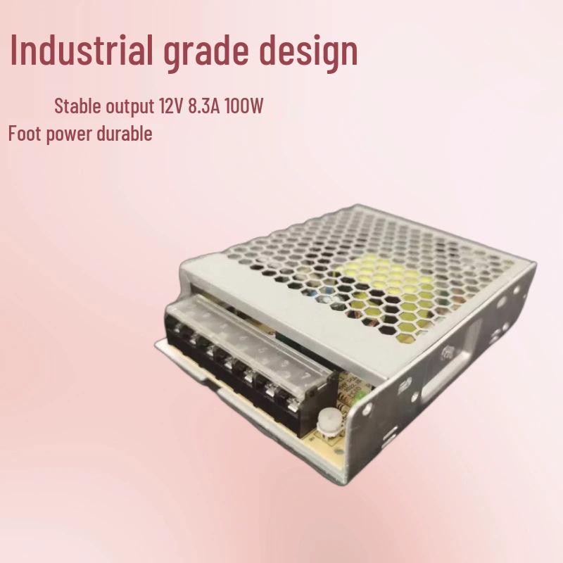 Cross 12V 100W Industrial Monitoring Switching Power Supply, 8.3A