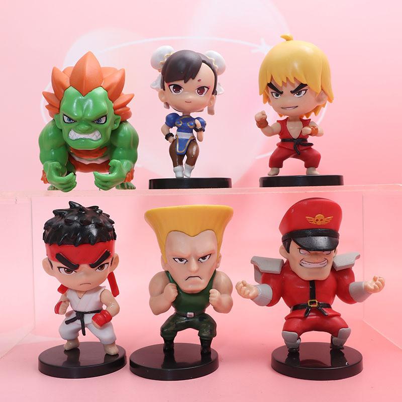 Street Fighter Pvc Figurine Set With Collectible Chunli And Ryu For Gaming Enthusiasts