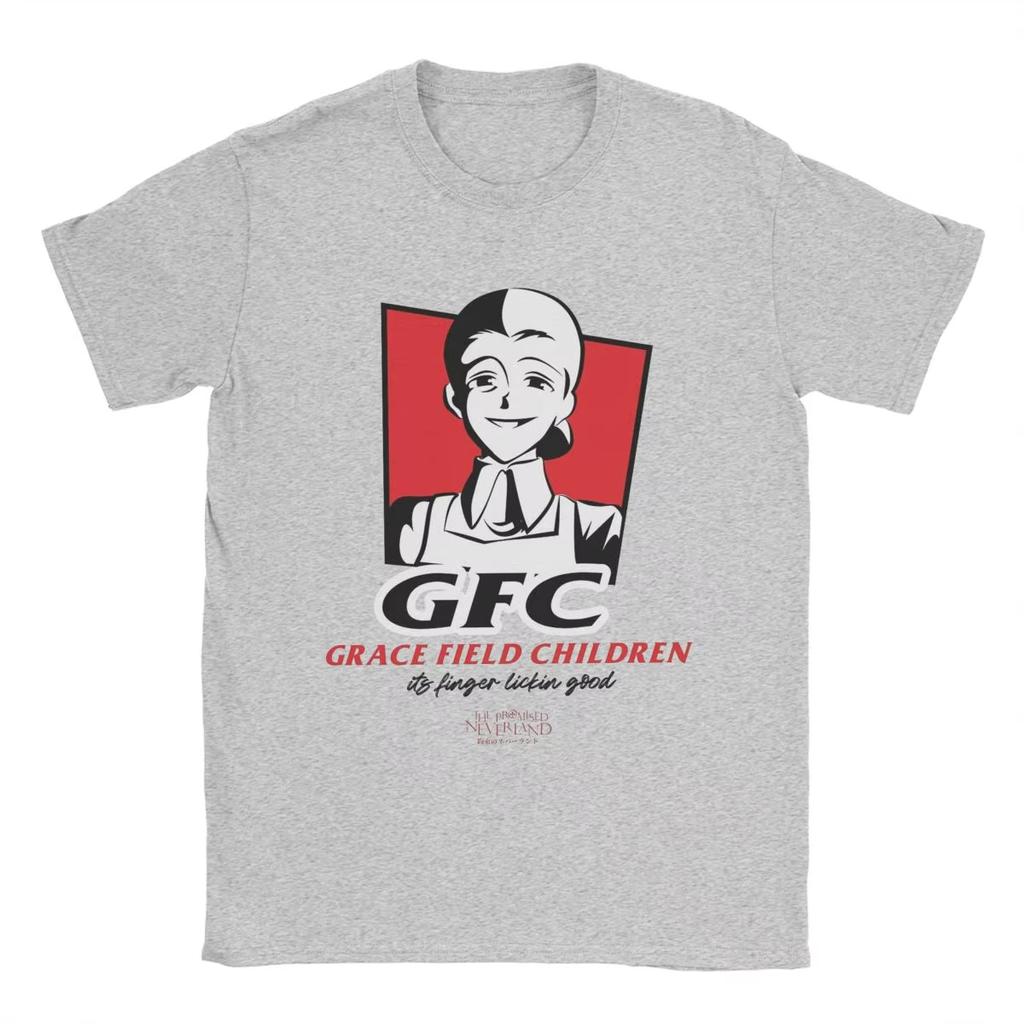 The Promised Neverland Grace Field Children T-Shirts for Men Anime Vintage Tee Shirt Short Sleeve T Shirts Clothing