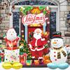 Christmas Tapestry Balloon Set Extra Large Size Can Stand Merry Christmas Decoration Luxury Set Santa Aluminum Balloon Celebration Party Decoration Ph