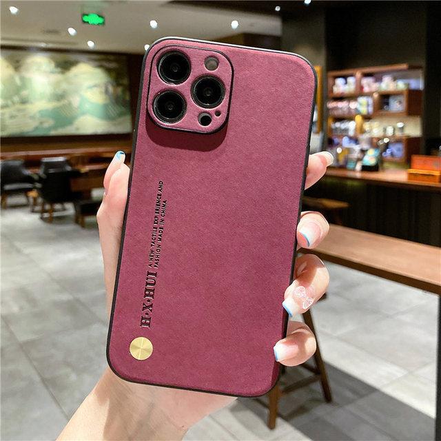 

Бизнес-чехол для телефона из искусственной овечьей кожи для Iphone 13 11 12 Pro Max Xs Max Xr X Xs 13pro 11 противоударный бампер матовая задняя крышка For iPhone 13Pro