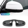 Glossy Black Carbon Fiber Car Rearview Door Wing Side Mirror Cover Cap Shell For BMW F25 X3 F26 X4 F15 X5 F16 X6 2014 2015-2018