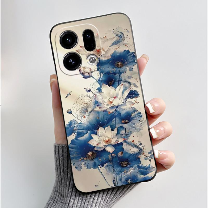 Phone Case For LG Q52/K52/K62 Soft Silicone Black Case Bright Viral Pattern Sunset, Moonlight, Sky LMQ520N LMK520 LMK525 Casing