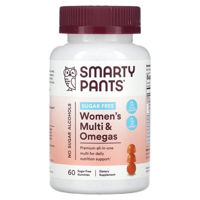 Women's Multi & Omega, Sugar-free, Orange, 60 Gummies