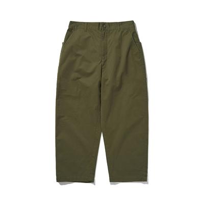 HISHANDER Multi Pocket Wide Pants [Olive]