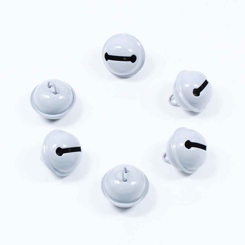 22mm Candy Color Enamel Metal Bells - Christmas Ornaments, DIY Pet Accessories, Keychain Pendants