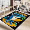 1pc Shark Surfboard Carpet, Office Rug Outdoor Mat Home Decor Area Carpet Festival