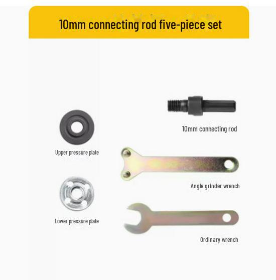 Set de conversie polizor cu unghi variabil și burghiu pentru tăiere și lustruire