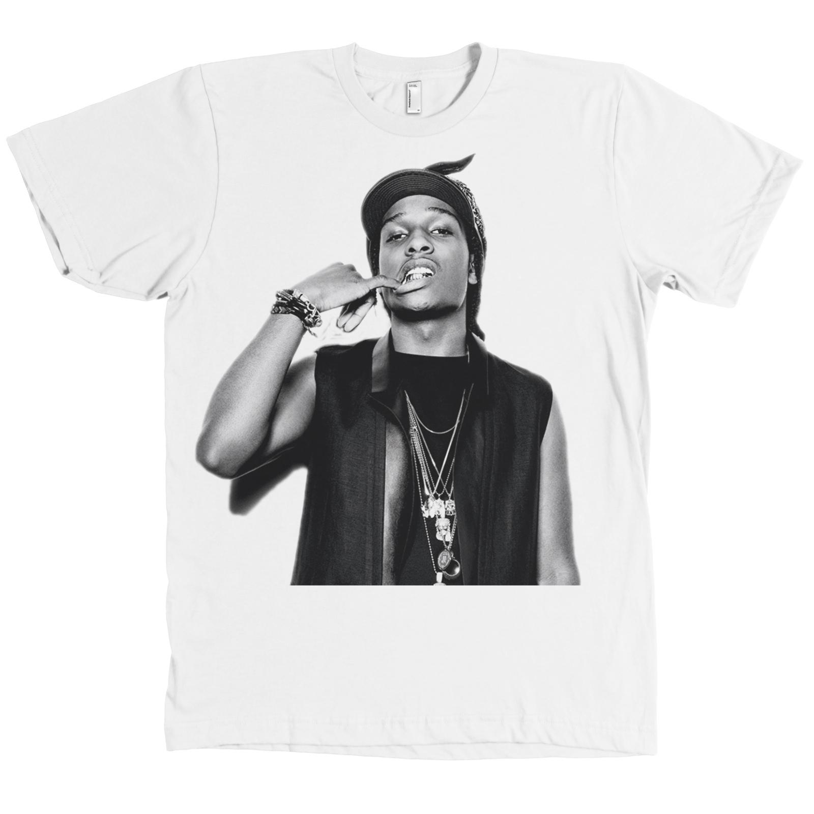 ASAP Rocky Bella+Canvas Футболка A$AP Mob Футболка НОВАЯ С БИРКАМИ S разноцветный