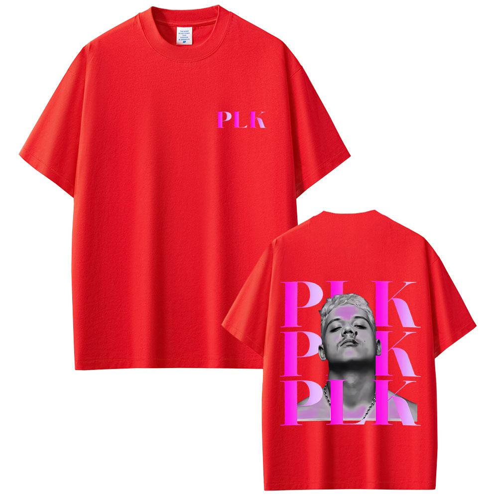 

Rapper Plk Face Graphic Tshirt Men Women Fashion Pop Music Streetwear Mens Casual Cotton T Shirts Unisex Vintage Hip Hop Tees S