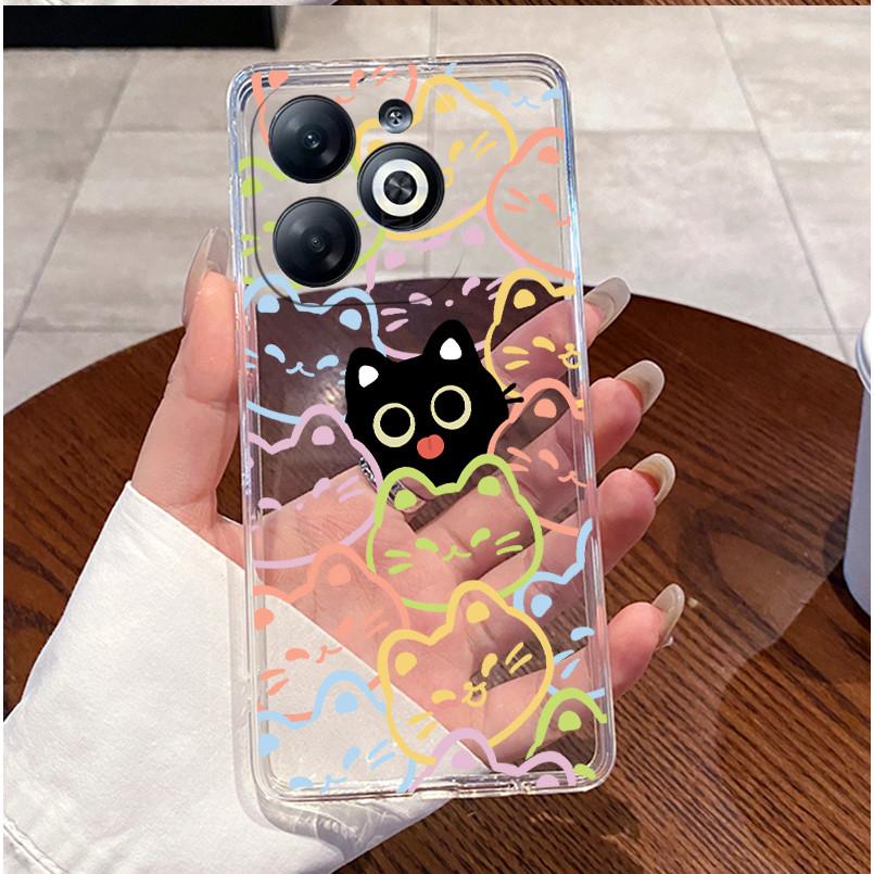For Tecno Spark 20 KJ5 KJ5n 20C BG7n Back Cover for Tecno Spark 20C Case Clear Luxury Cute Love Rabbit Funny Silicone Phone Case