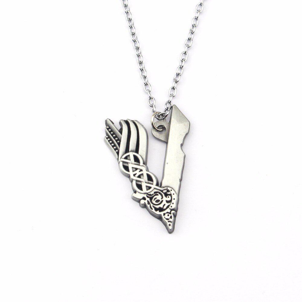 

V Pendant Necklace for Men Women Jewelry Accessories