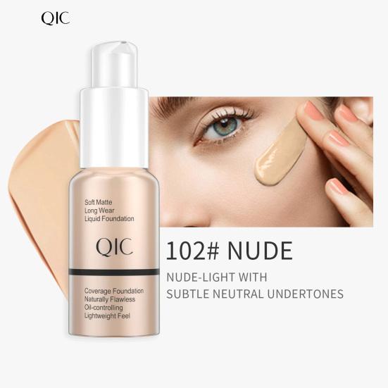 30 g flüssige Grundierung, deckt Poren ab, verblasst nicht, vermeidet Wasserverlust, kosmetische Grundierung, Concealer, feuchtigkeitsspendende Hautcreme für Erwachsene