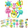 Set Newborn Rattle Baby Early Education Handbell Fancy Musical Toys 7pcs