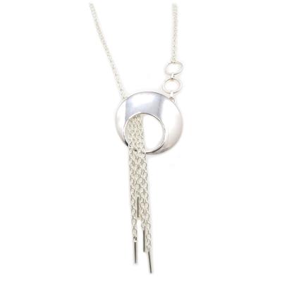 [Q7822] - Colar Designer 'Cleópatra' em Prata - 16x6 cm