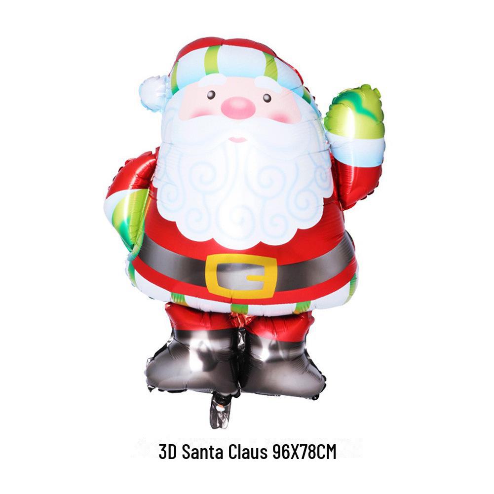 Christmas Tree Snowflake Aluminum Film Balloons for Party Decoration