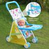 Stable Baby Stroller Iron Baby Walker Colorful Dolls Pram  for Boys Girls