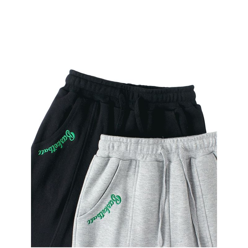 Children's Clothing Spring and Autumn K-style Kids Sports Pants Children's Embroidery Stitching Labeling Sweatpants Boys Casual Pants