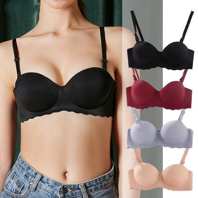 Seamless  Bra Comfortable Wireless Underwear for Women Strapless Non-slip Bras