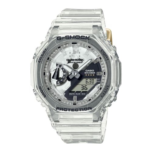 Casio G-Shock GMA-S2140RX-7A S Series Mid-Size Watch, 40th Anniversary Clear Remix, Limited Edition, Boys' Size, Overseas Model