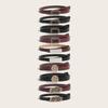 Womens Fashion Belt With Alloy Buckle For Casual Office Wear