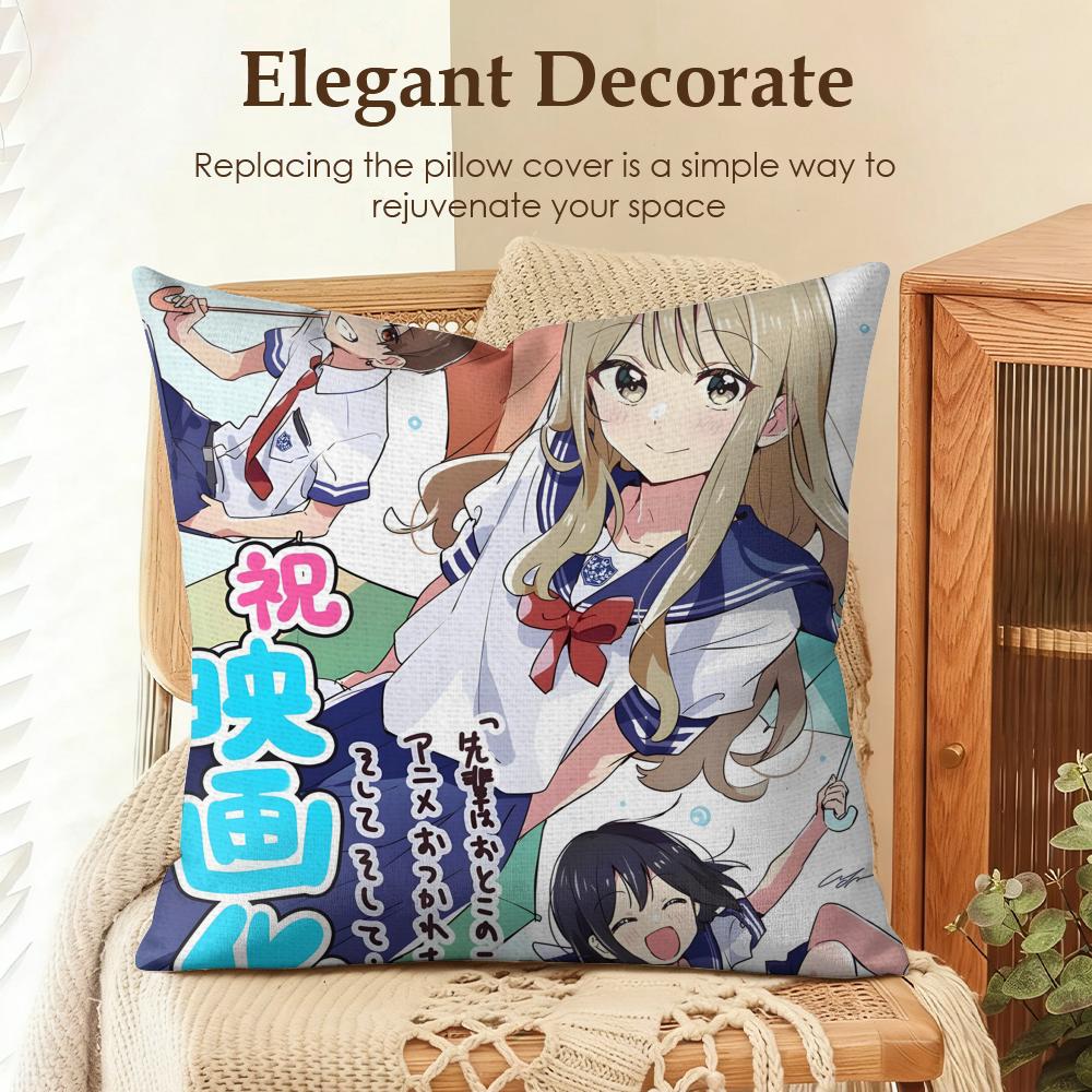 

Comingofage story Cushion Cover Natural Linen Organic Fabric DoubleSided Printing Sofa Home Decor Gift Pillow Case 30x30cm