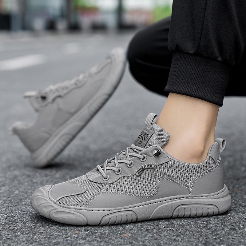 2026 New Breathable Thick Bottom Trendy Casual Sports Mesh Anti Slip Low Cut Comfortable Fashion Men's Shoes
