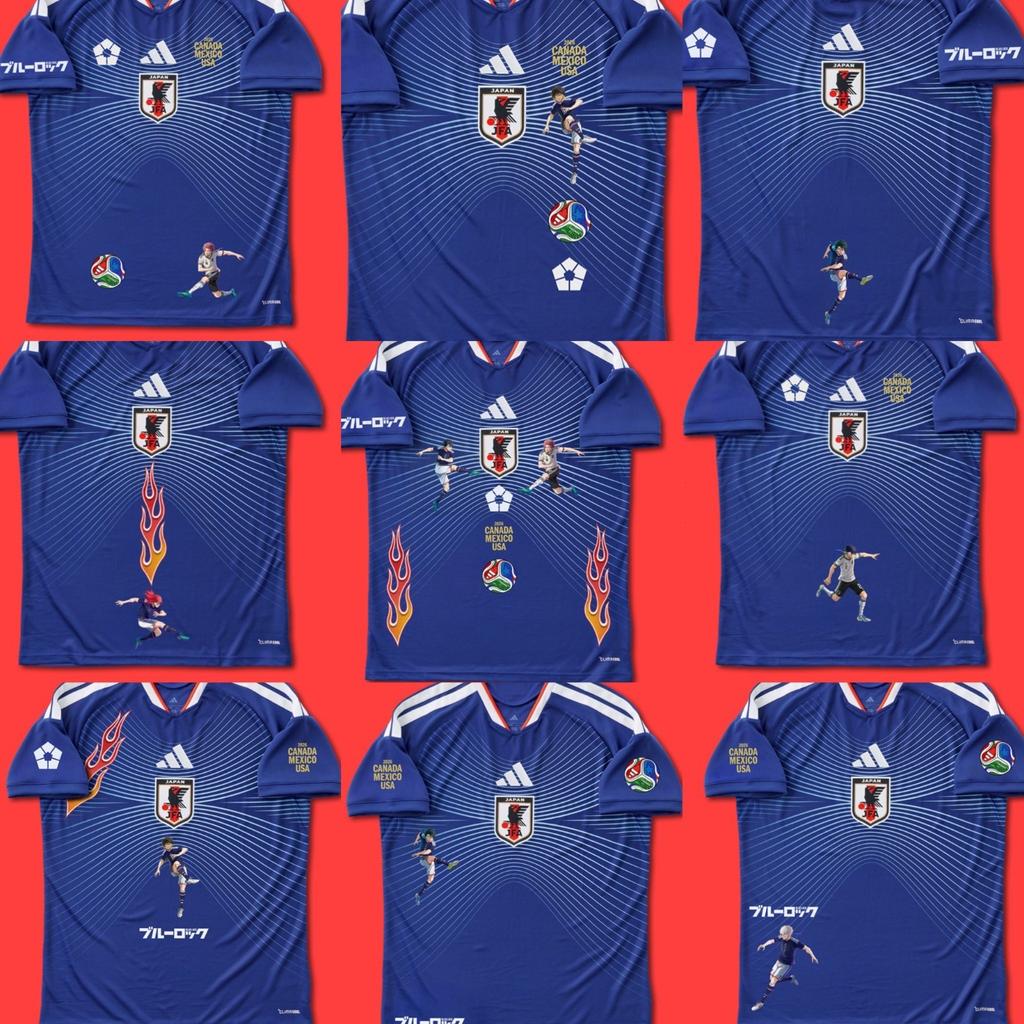 Blue Lock Adidas Limited 2026 Japan Heat Transfer Stickers Isagi Yoichi