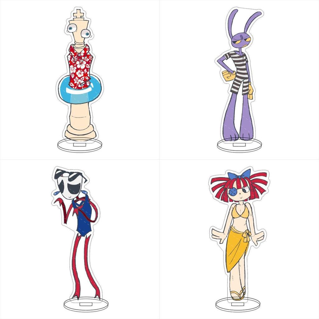 The Amazing Digital Circus Pomni Gangle Jax Kinger Acrylic Standee With Hd Doublesided Display For Gift And Advertising