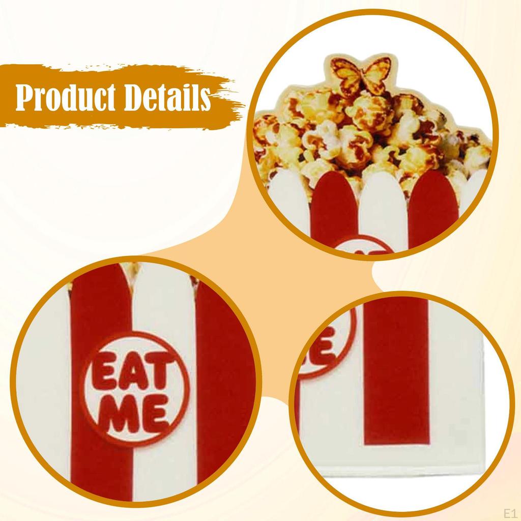 Kostium Kapelusza Popcorn Karnawałowe Nakrycie Głowy na Urodziny Fotografię Bar Boże Narodzenie Pub