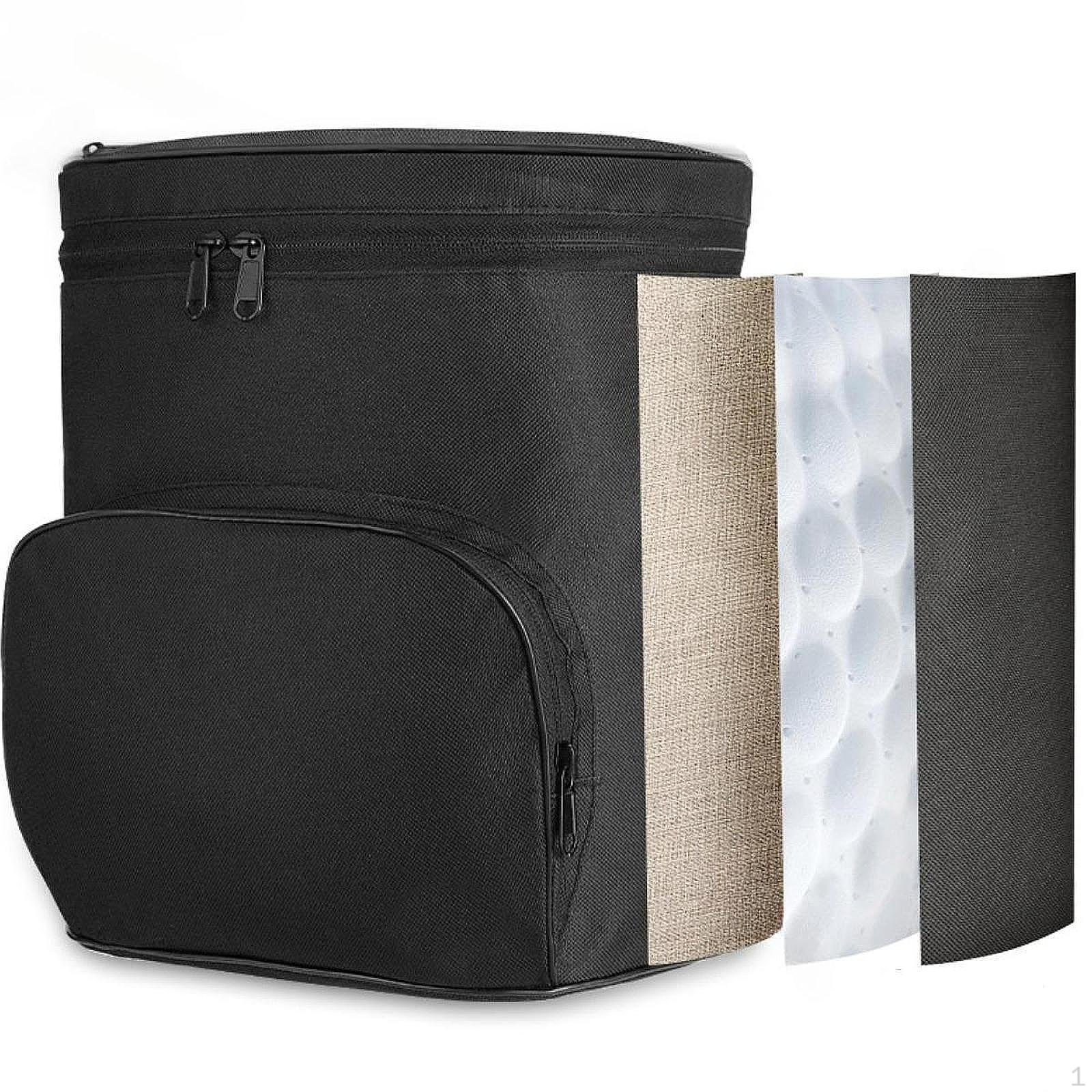 

Сумка для хранения скутера велосипеда универсальная большая вместимость для езды на открытом воздухе водонепроницаемая для велоспорта 28x20x32 cm_Black front