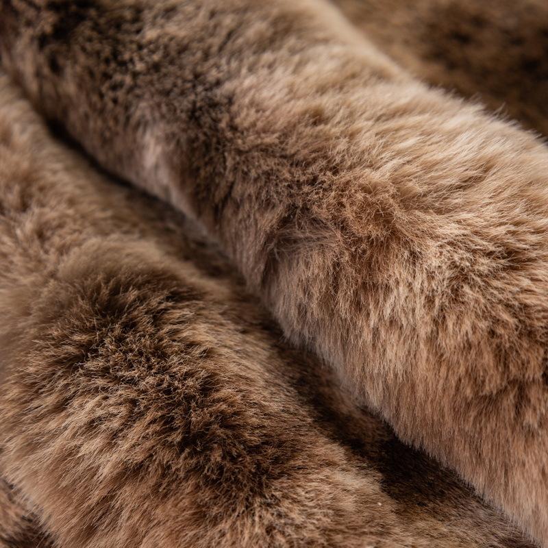 Winter Thickened Rabbit Plush Sofa Cover Cloth a Whole Piece of Full Covered Armrest Cover Towel Sofa Cover All-Inclusive Seat Cushion