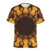 Buntes Kaleidoskop 3D-gedrucktes T-Shirt für Herren Psychedelisches Muster T-Shirt Sommer Lässig Kurze Ärmel Rundhals T-Shirts